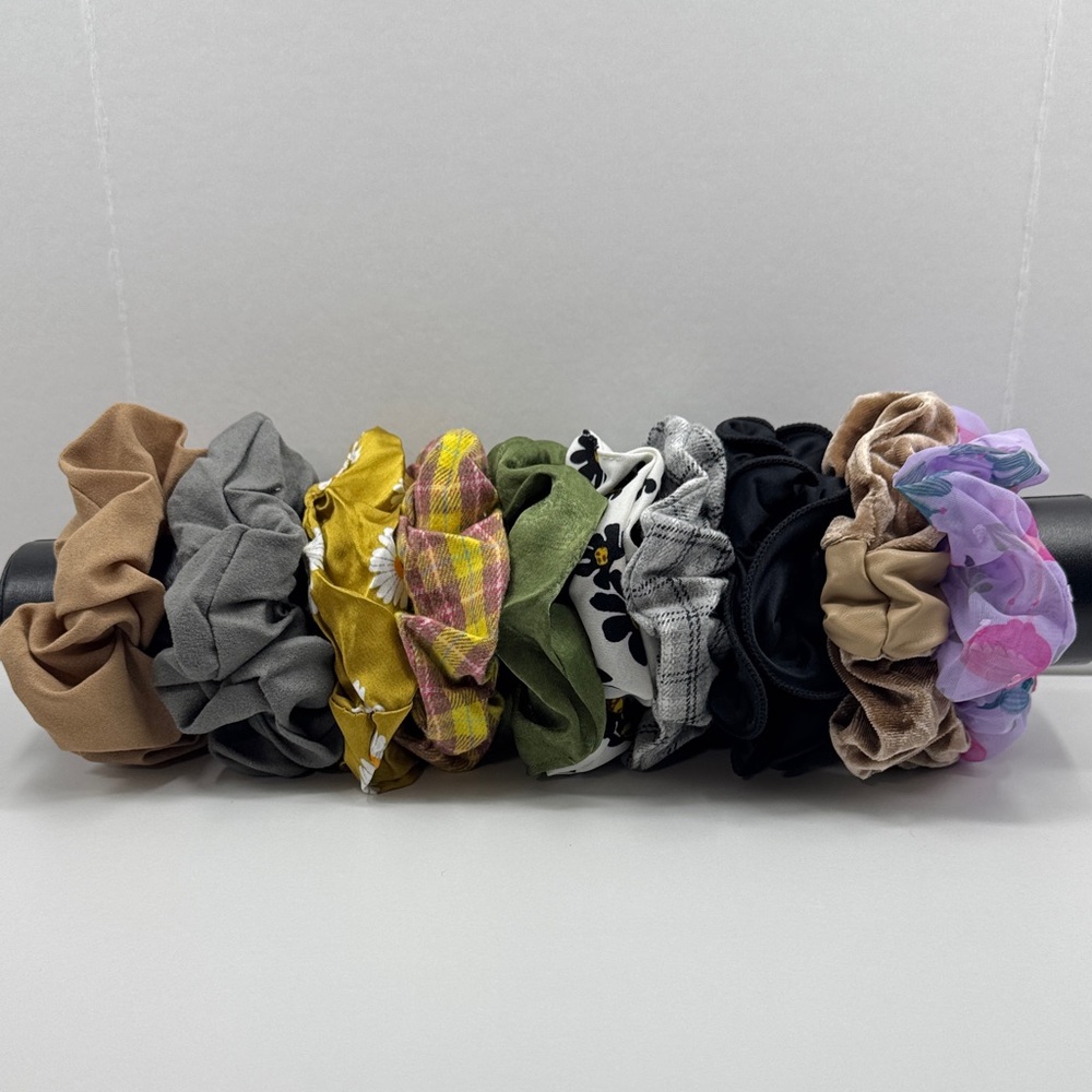 Colorful Scrunchie Set of 10